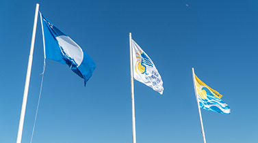 Hastear de bandeiras nas praias do concelho 2022