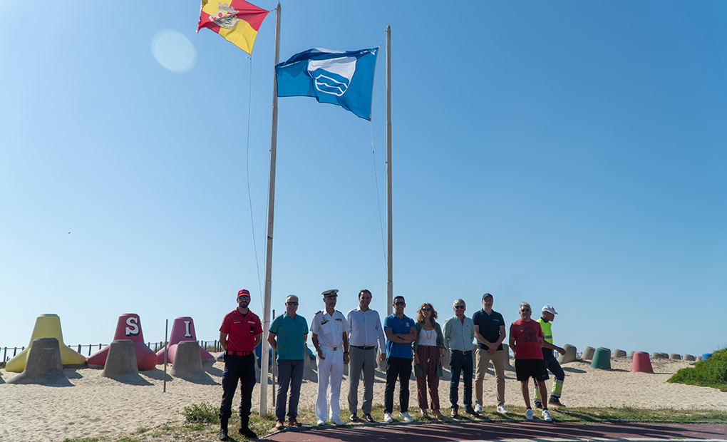 Hastear de bandeiras nas praias do concelho 2022 #2