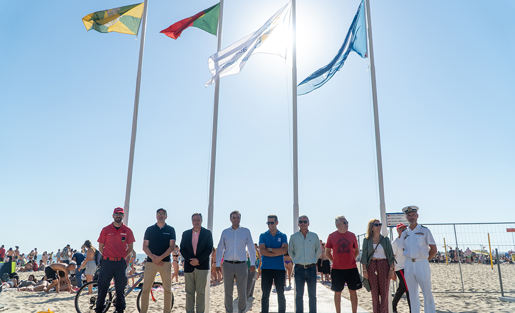 Hastear de bandeiras nas praias do concelho 2022 #3