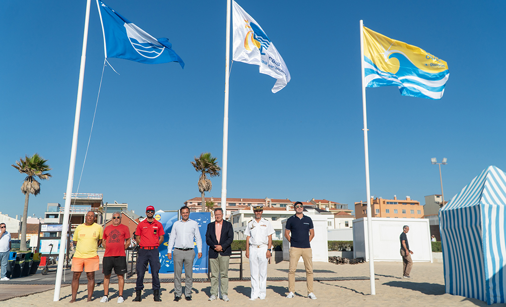 Hastear de bandeiras nas praias do concelho 2022 #4