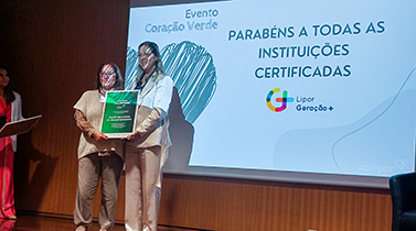 LIPOR entrega certificados 'Coração Verde' a 2 escolas de Espinho